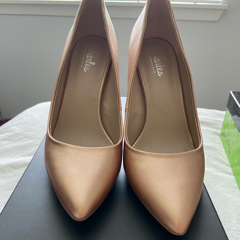 Rose Gold Pumps! Slightly used beauty!
